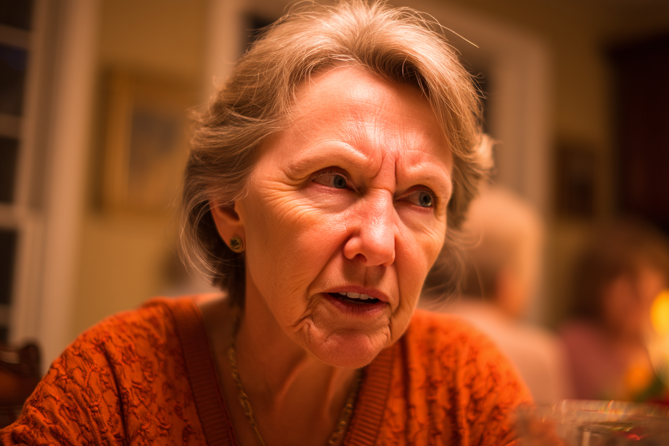 A woman talking | Source: Midjourney