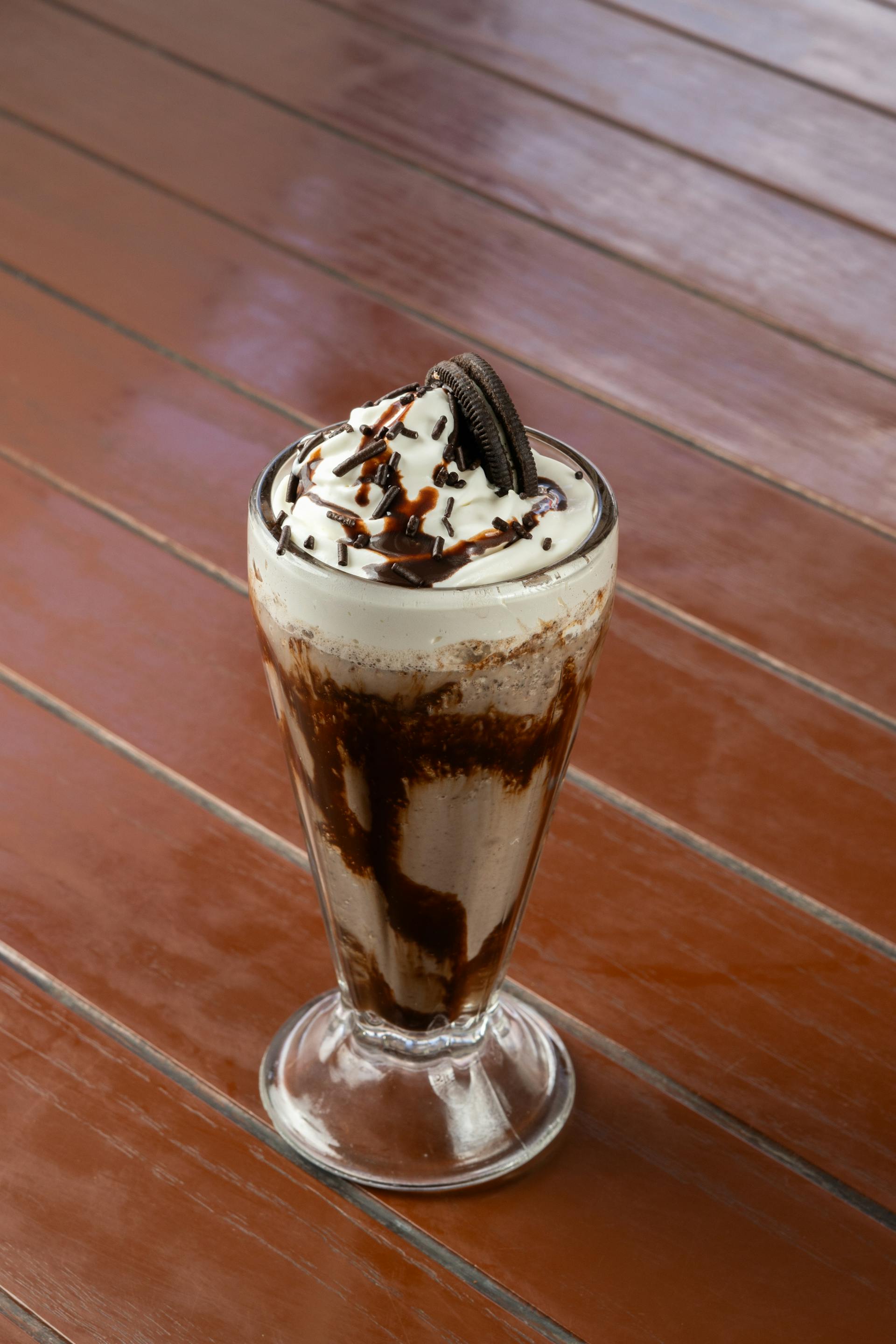 Un batido de chocolate | Fuente: Pexels