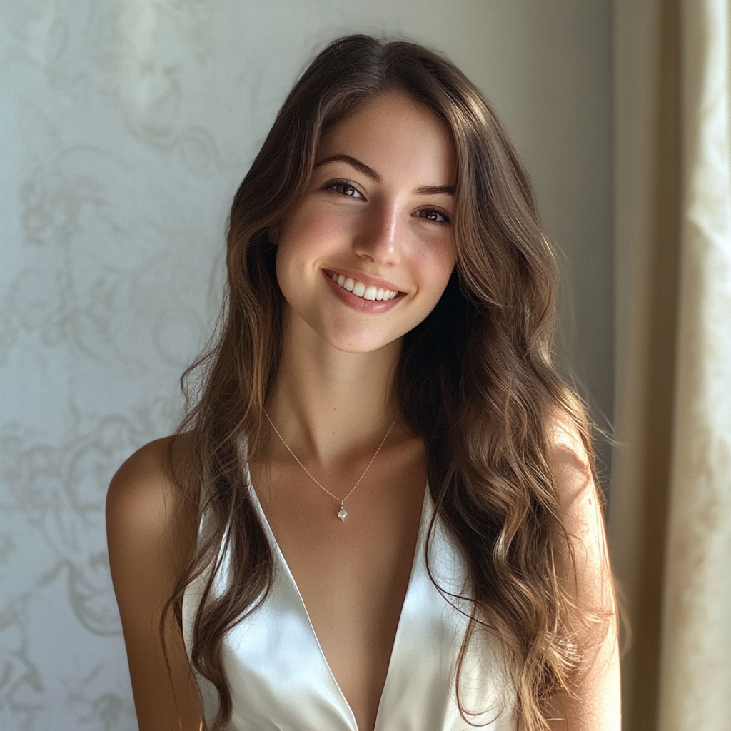 A close up of a smiling woman | Source: Midjourney