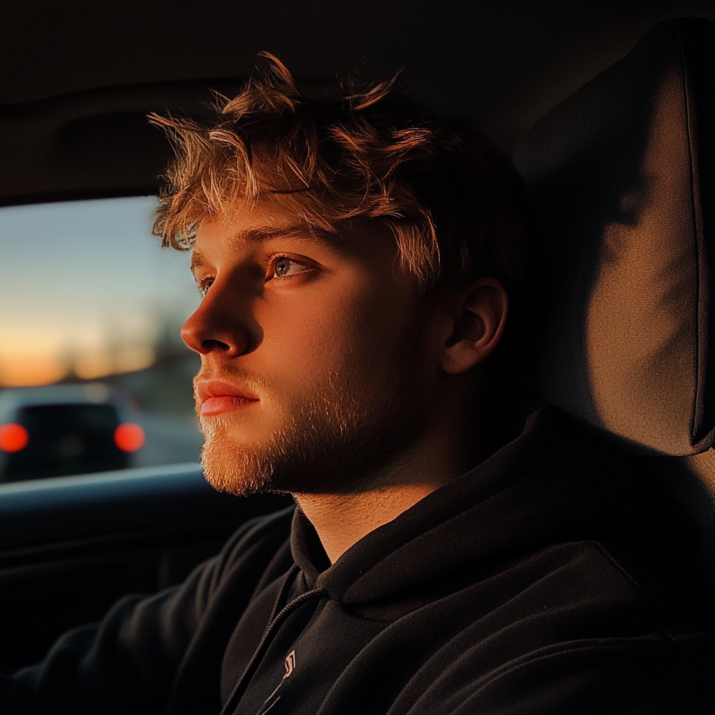 A close up of a man driving | Source: Midjourney
