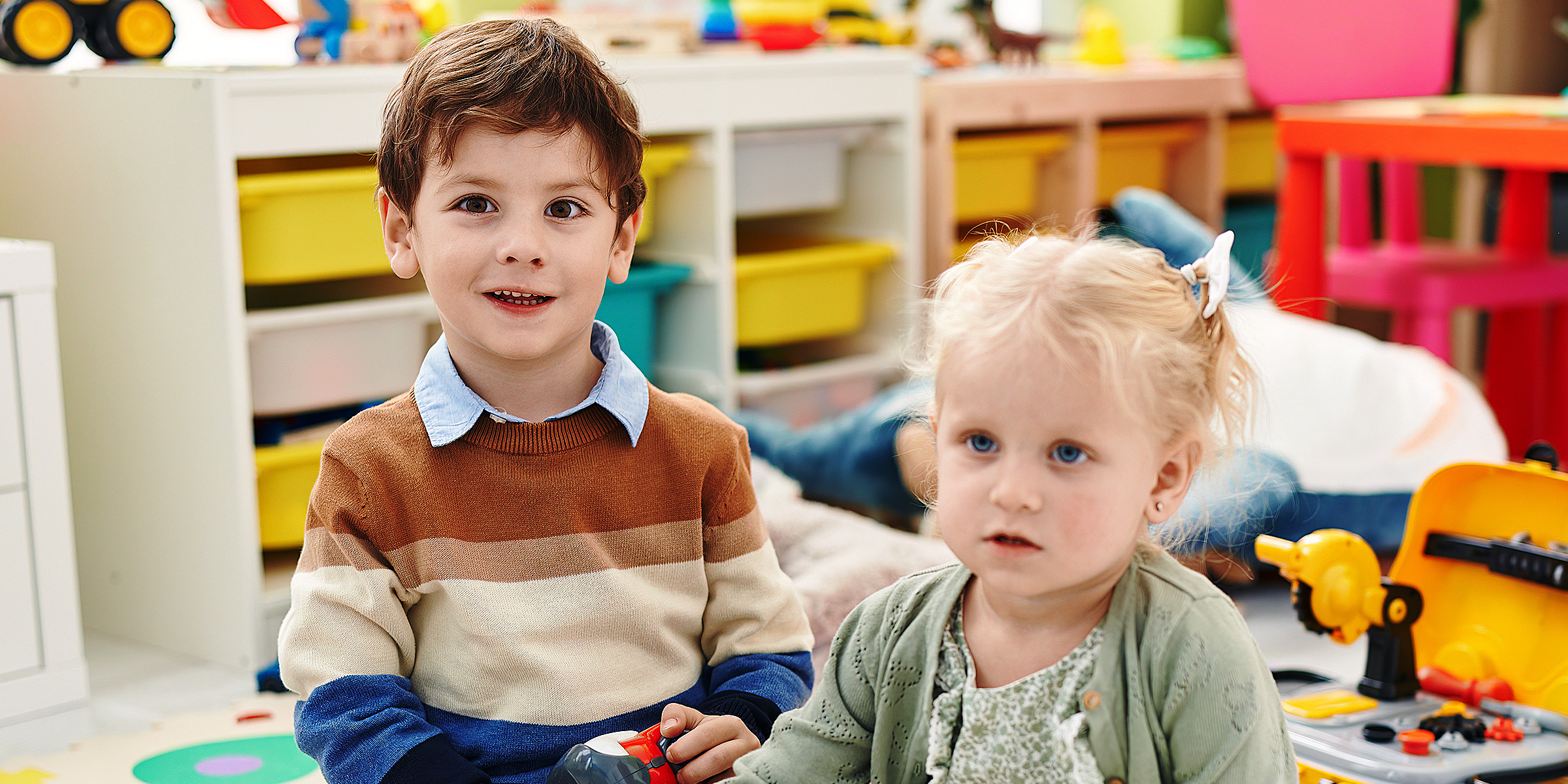 Two children in their room | Source: Shutterstock