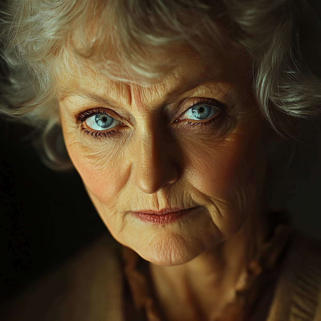 A solemn woman | Source: Midjourney