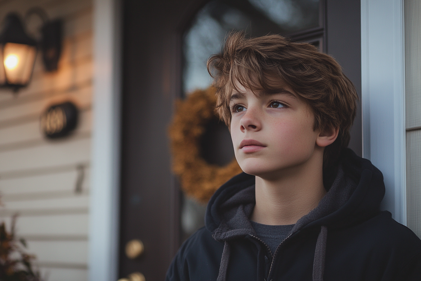 A teenage boy in deep thought | Source: Midjourney