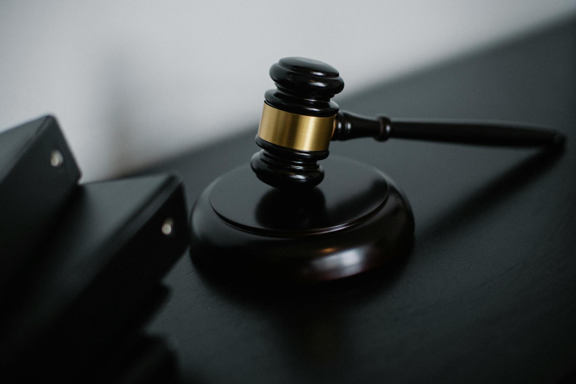 A judge's gavel on a desk | Source: Pexels