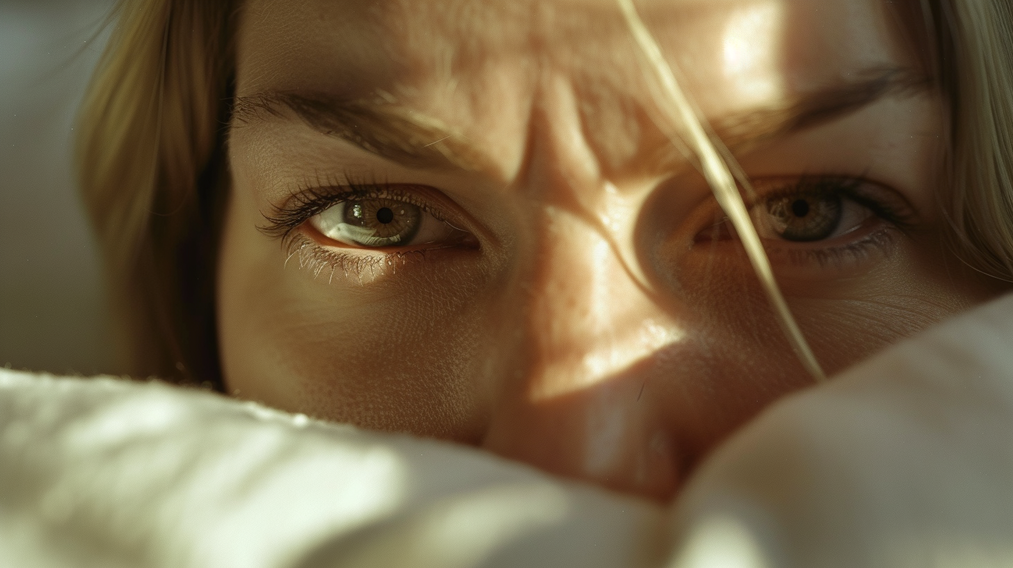 A close-up of a frowning woman | Source: Midjourney