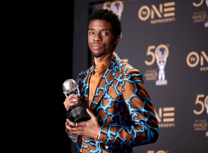 HOLLYWOOD, CALIFORNIA - MARCH 30: Chadwick Boseman, winner of Outstanding Actor in a Motion Picture, attends the 50th NAACP Image Awards at Dolby Theatre on March 30, 2019 in Hollywood, California. (Photo by Rich Fury/FilmMagic)