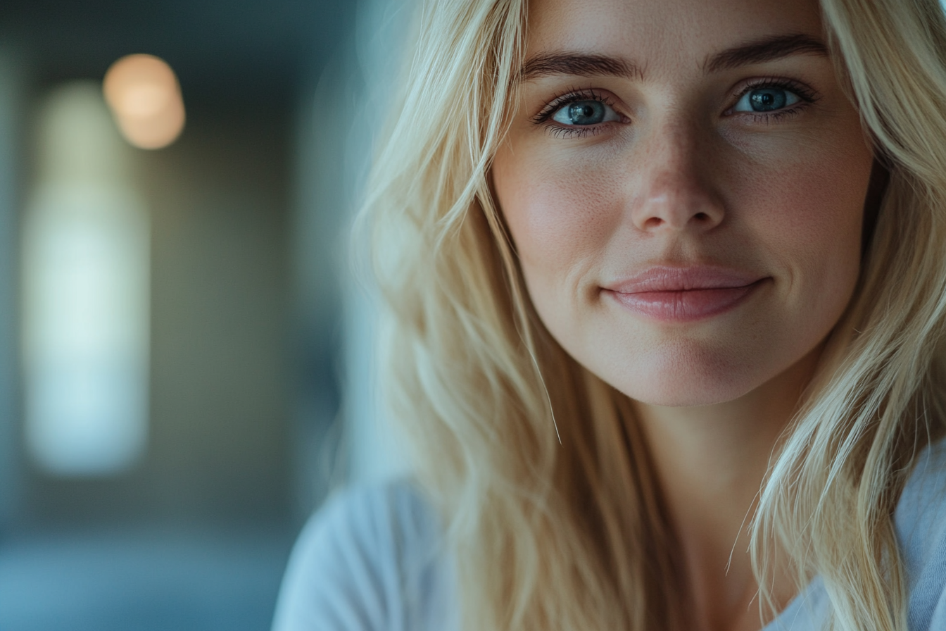 A smiling woman | Source: Midjourney