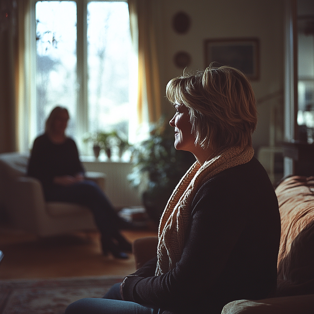 A woman talking to her daughter | Source: Midjourney