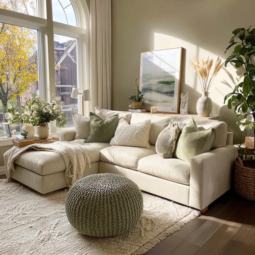 A beautiful living room | Source: Midjourney