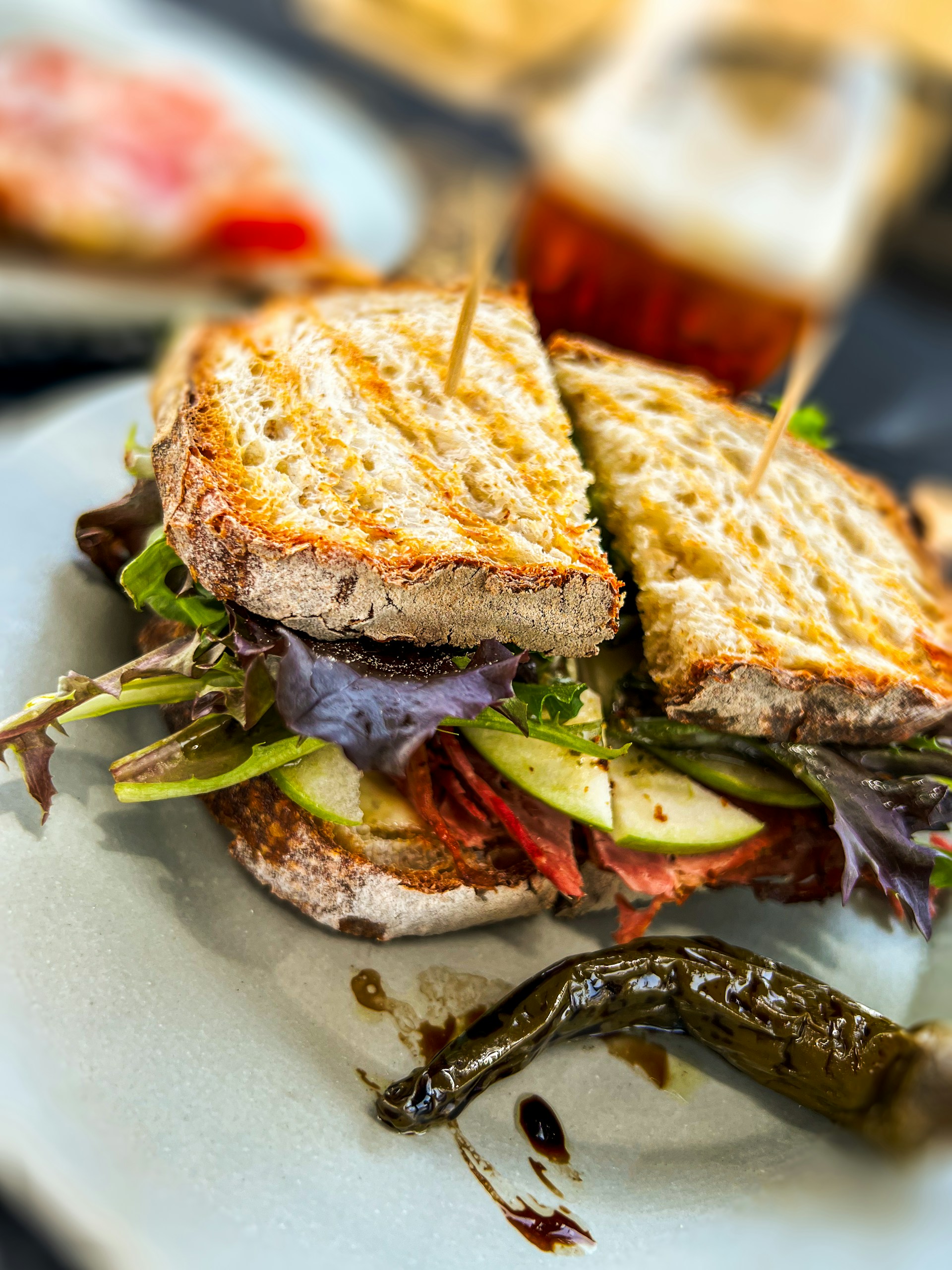 Sandwiches on a plate | Source: Unsplash