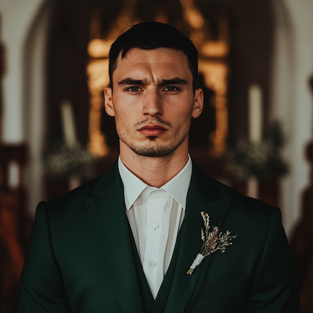 A frowning groom | Source: Midjourney