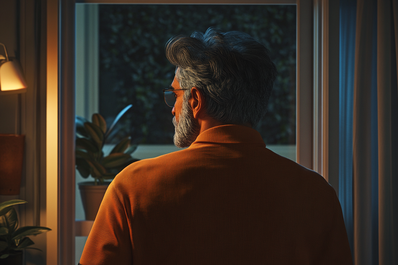 A man standing near a window | Source: Midjourney