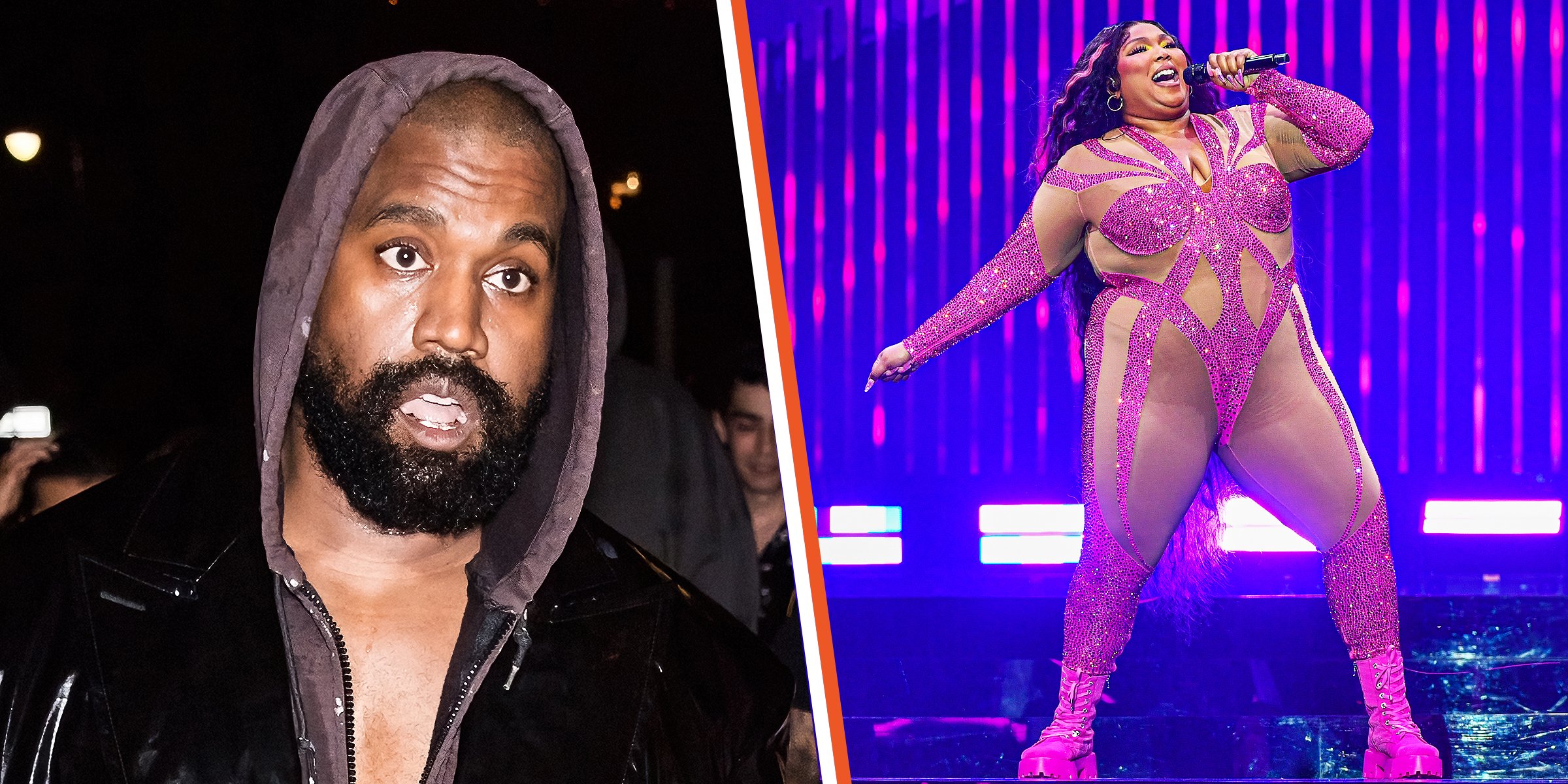 Kanye West and Lizzo | Source: Getty Images