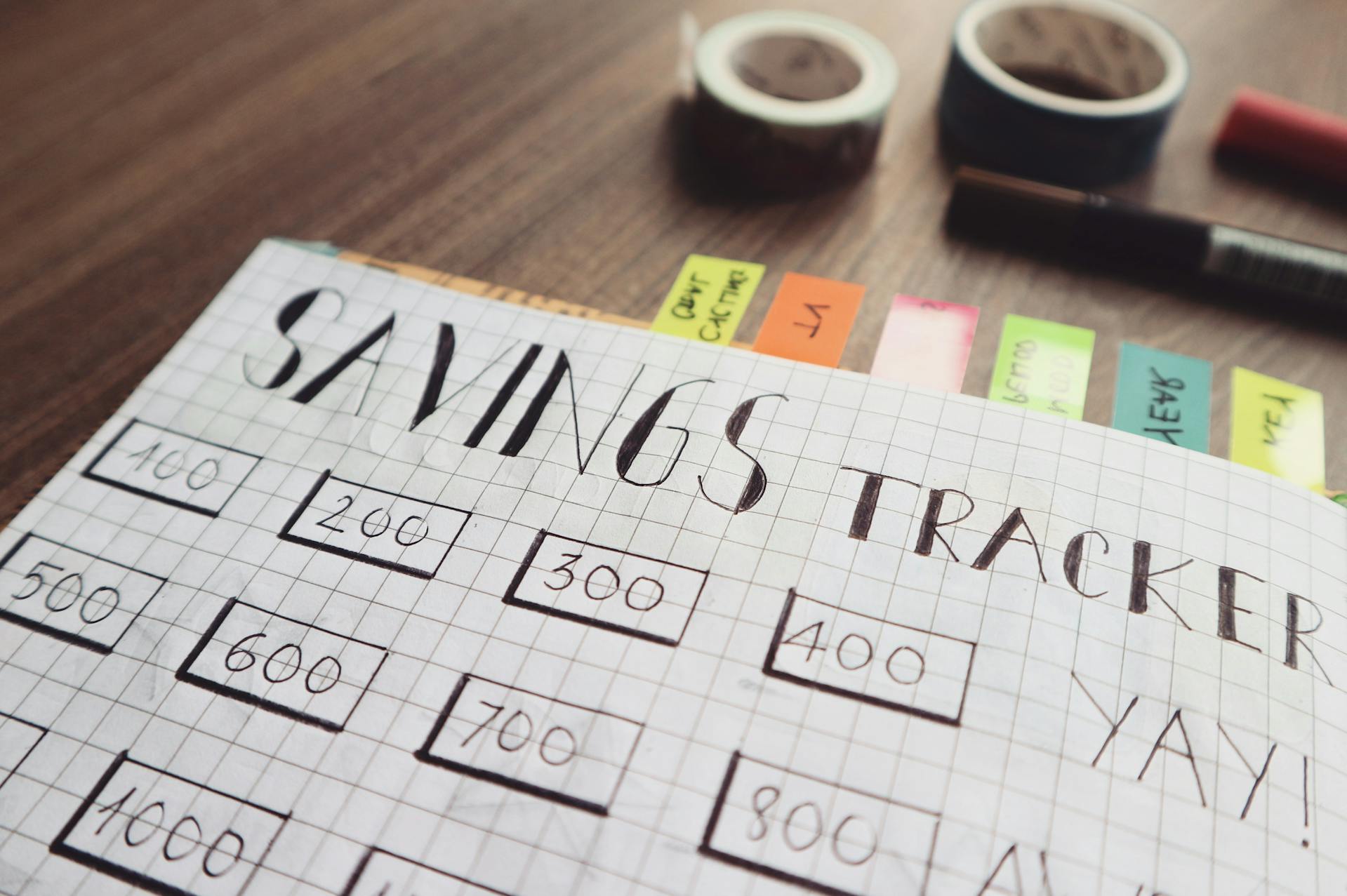 A savings tracker | Source: Pexels