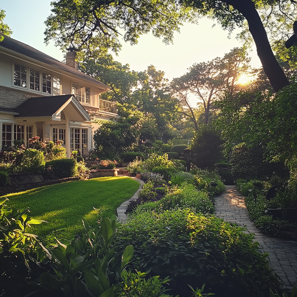 L'extérieur d'une maison | Source : Midjourney