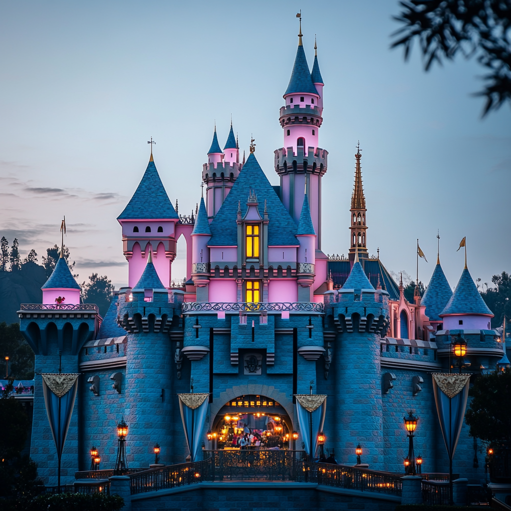 A castle in Disneyland | Source: Midjourney