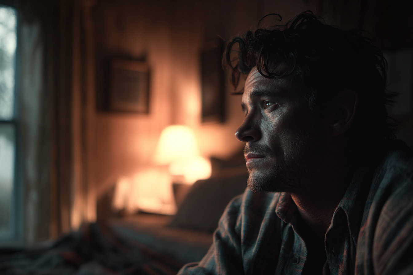 A man in his room | Source: Midjourney