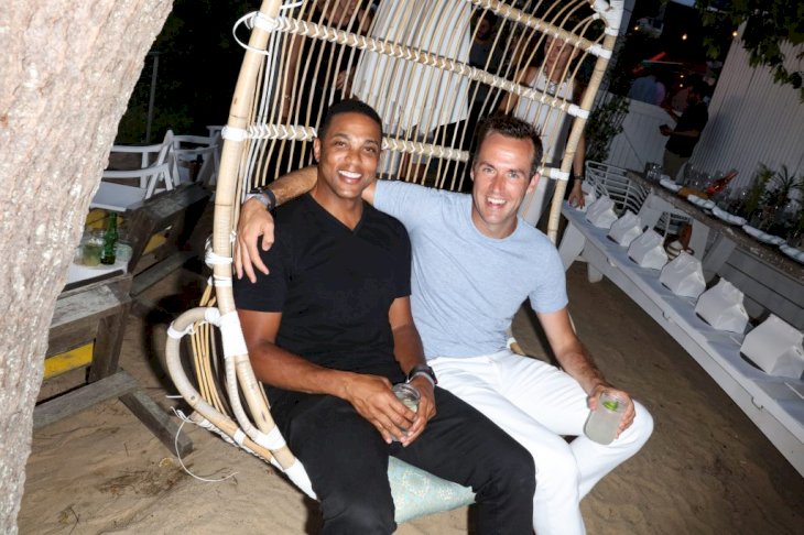 Don Lemon and Tim Malone attend a celebration of Costa Brazil at the Surf Lodge on July 14, 2019 in Montauk, New York. | Photo by Rebecca Smeyne/Getty Images