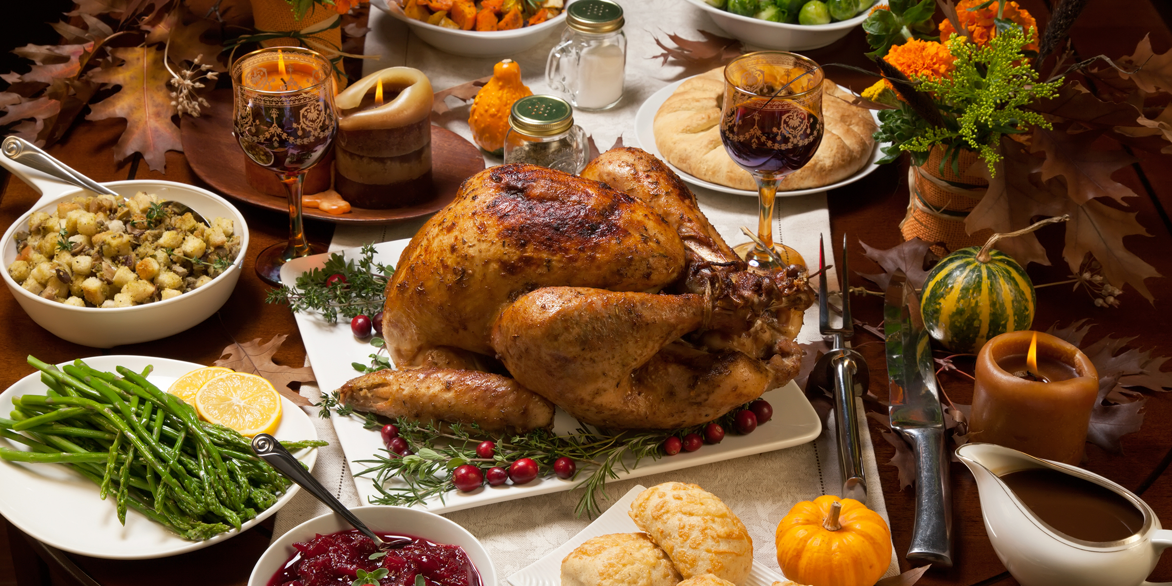 A turkey on the table | Source: Shutterstock