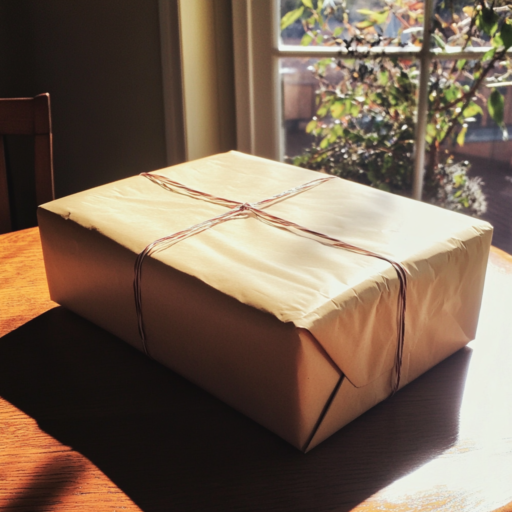 A box on a table | Source: Midjourney