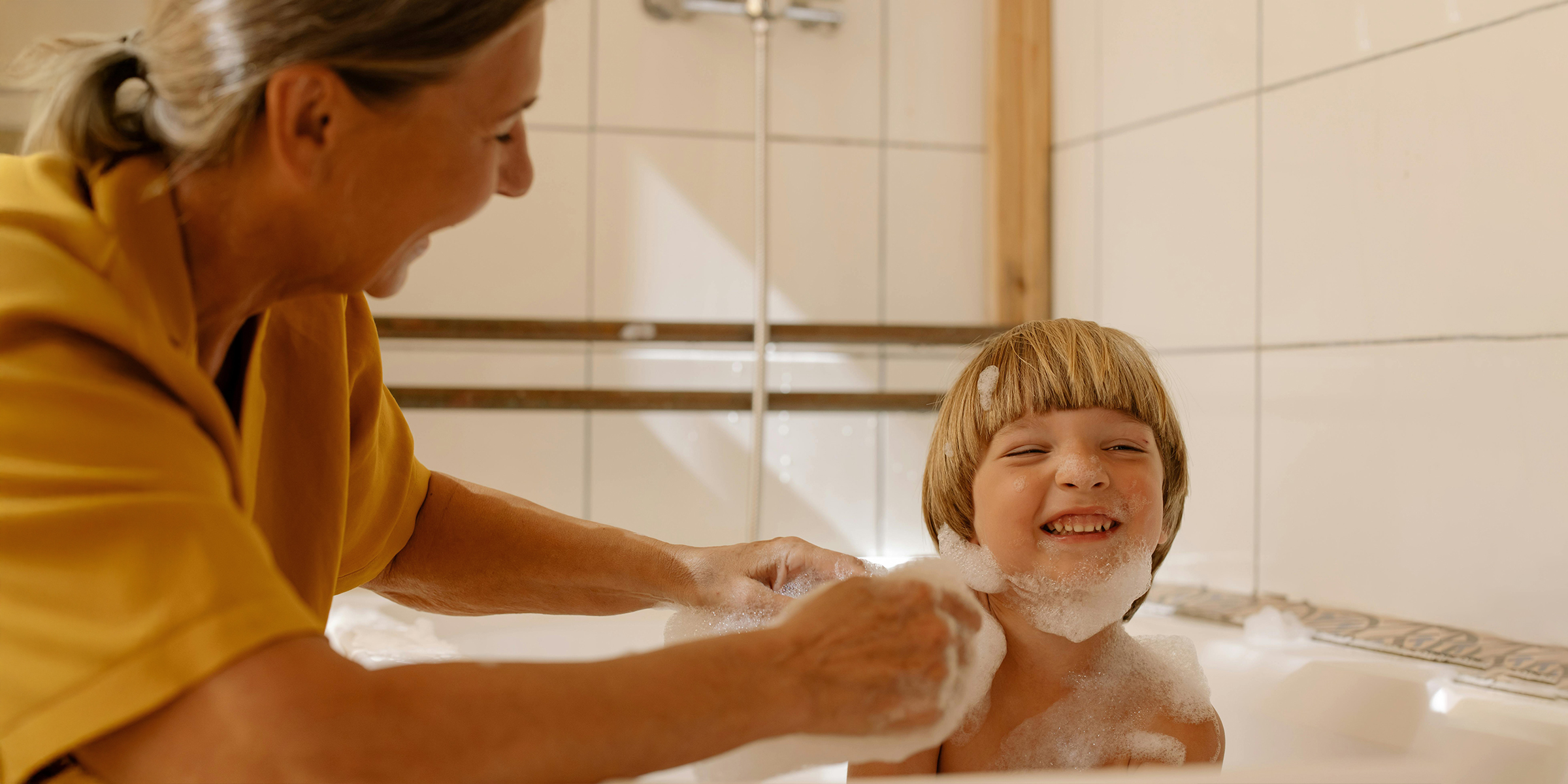Granny having fun with her grandson | Source: Pexels