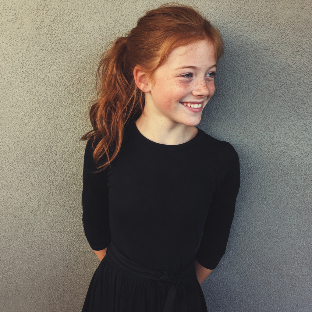 A smiling little girl | Source: Midjourney