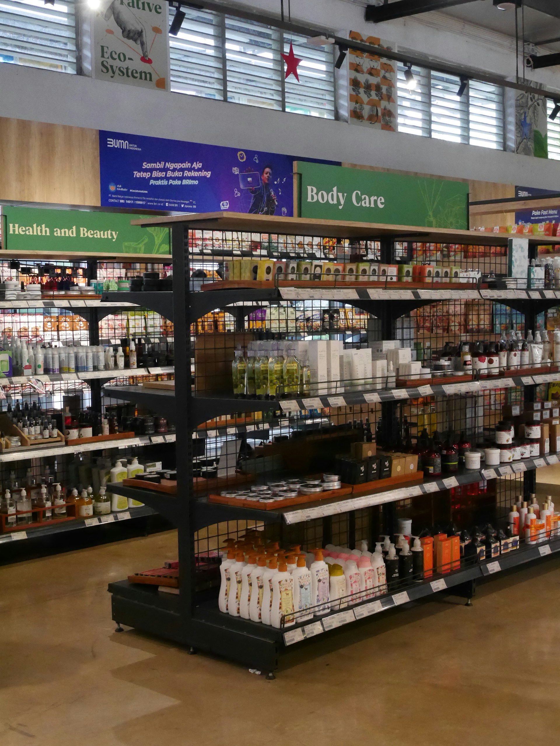 A body care section in a supermarket | Source: Unsplash