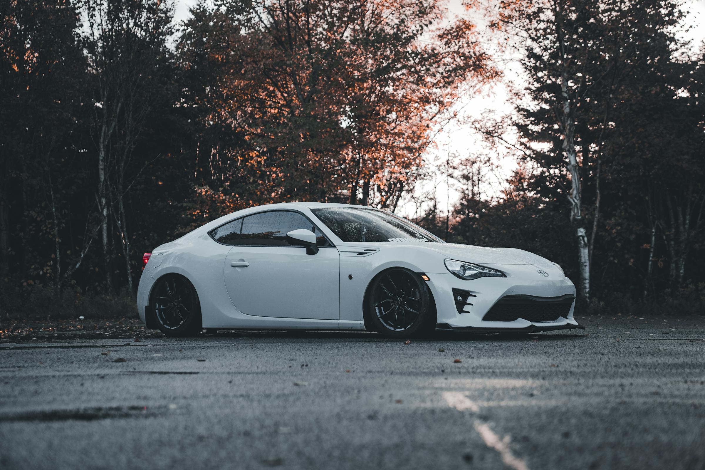 A white sports car | Source: Pexels