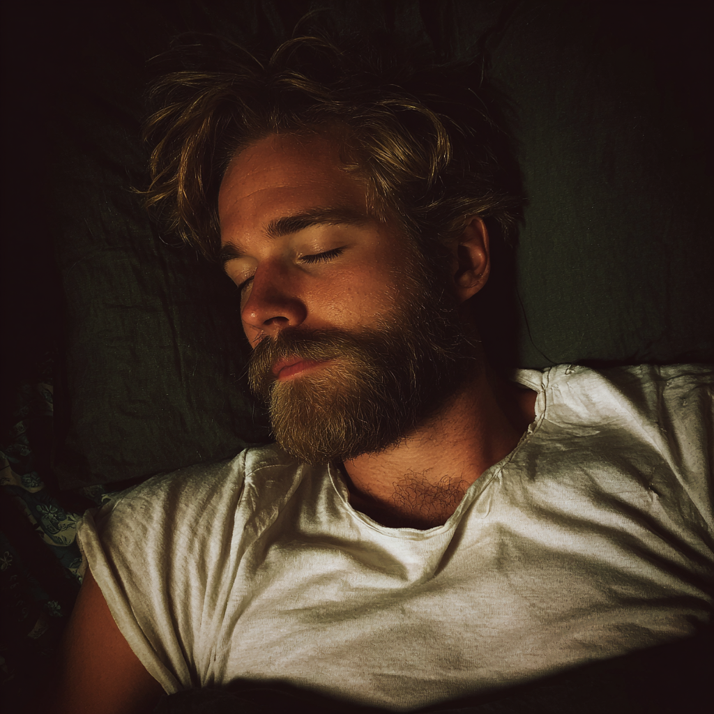 A sleeping man | Source: Midjourney
