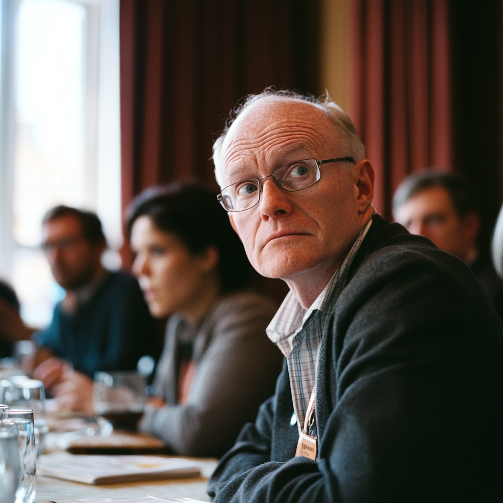 People in a conference room | Source: Midjourney