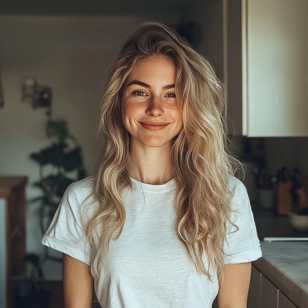 A close up of a smiling woman | Source: Midjourney