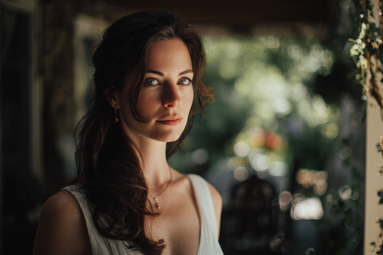 A woman standing at a wedding venue | Source: Midjourney