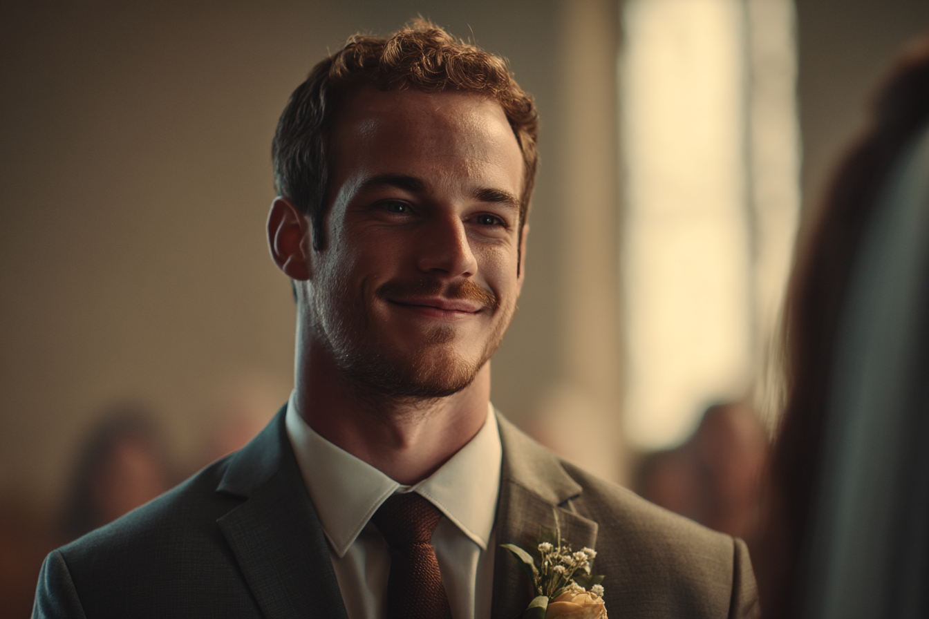 A man standing at the altar | Source: Midjourney