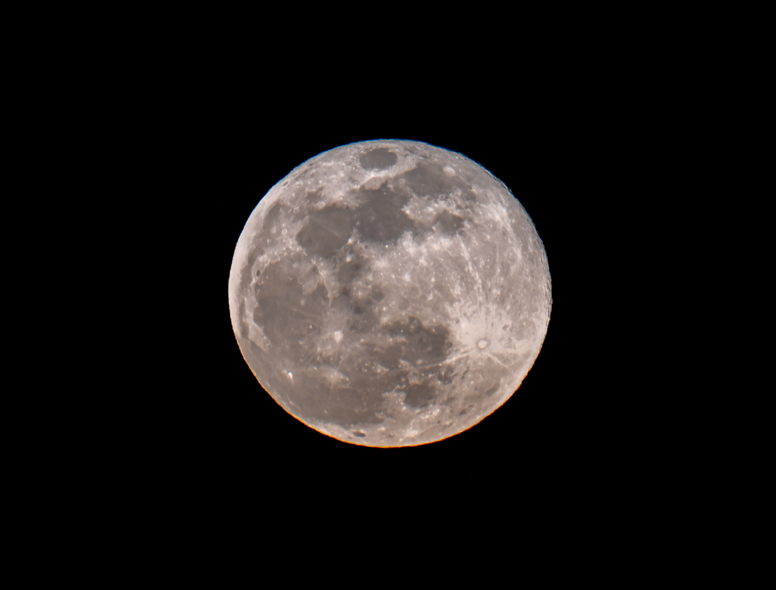 Full Snow Moon rises over San Mateo Bridge of San Francisco Bay on February 24, 2024 | Source: Getty Images