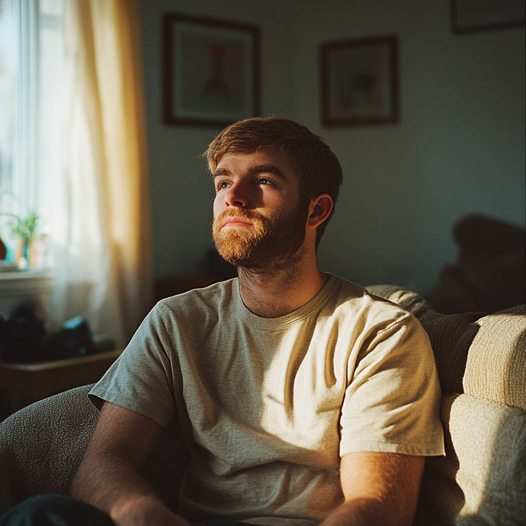 A determined man thinking of a plan | Source: Midjourney
