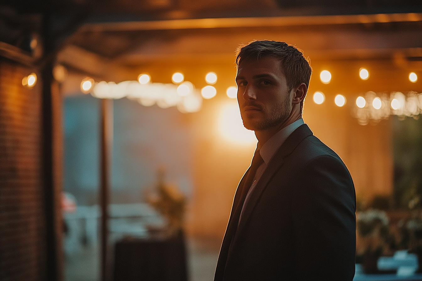 A man at his wedding | Source: Midjourney
