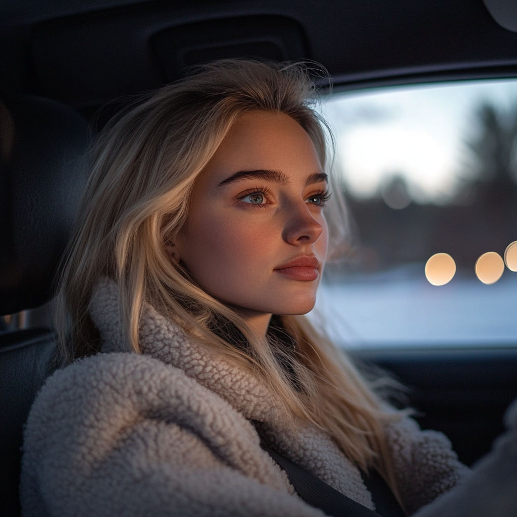 A determined woman driving | Source: Midjourney