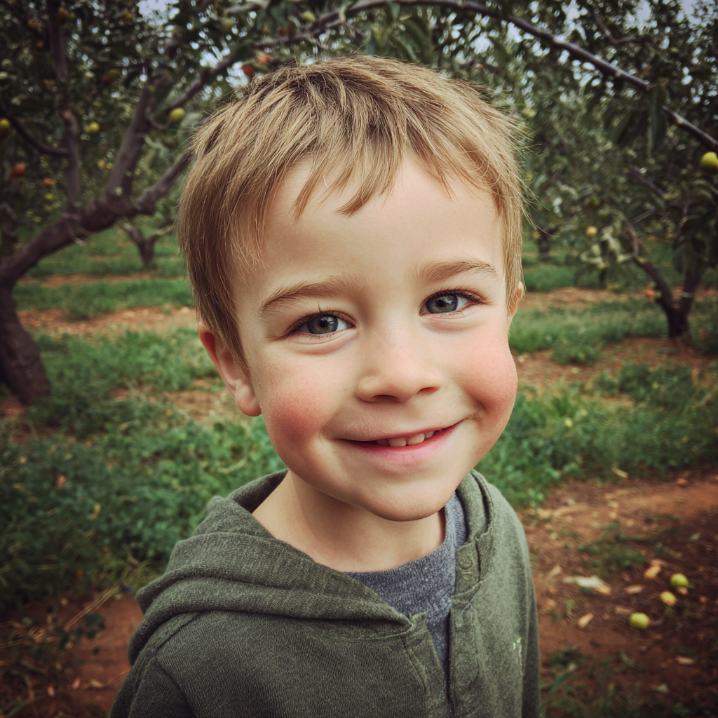 A close-up of a smiling little boy | Source: Midjourney