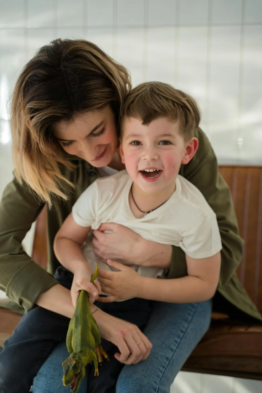 A woman and her son | Source: Pexels