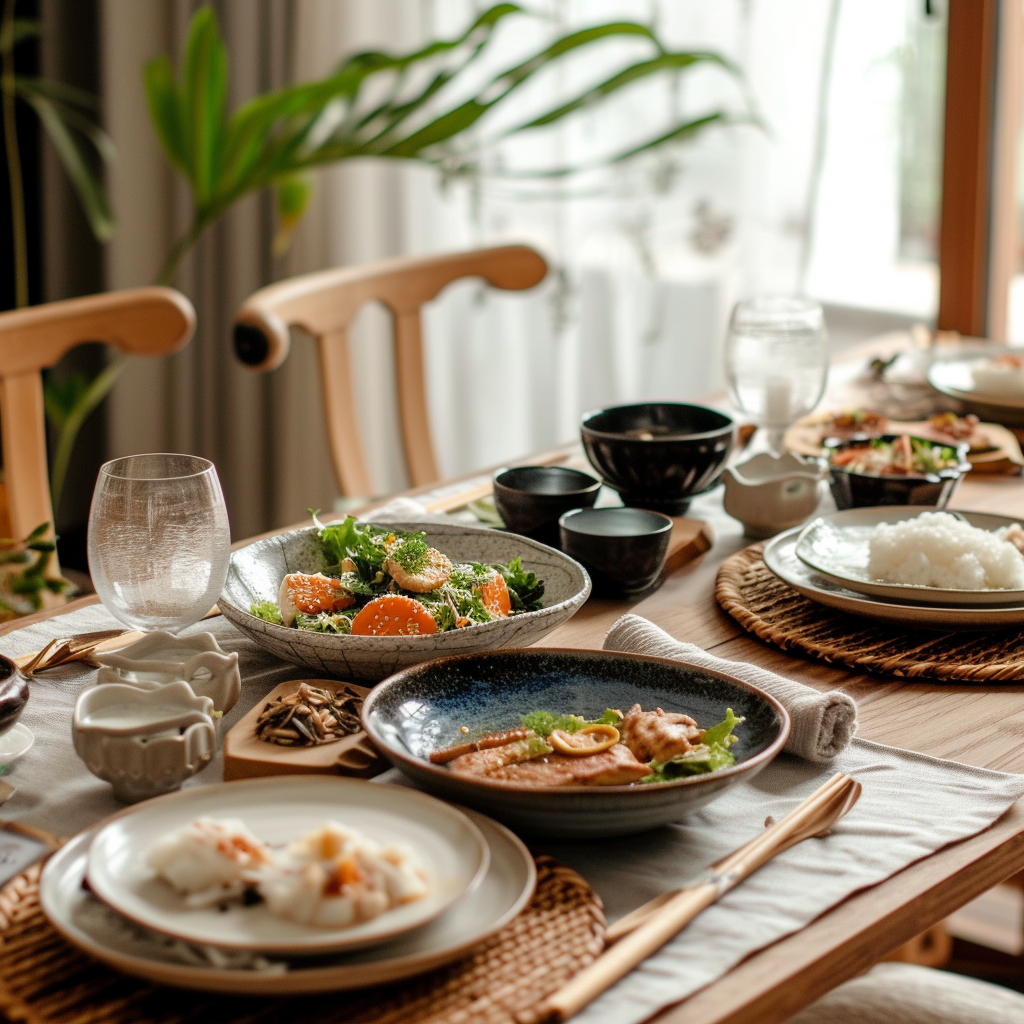 Food on a table | Source: Midjourney