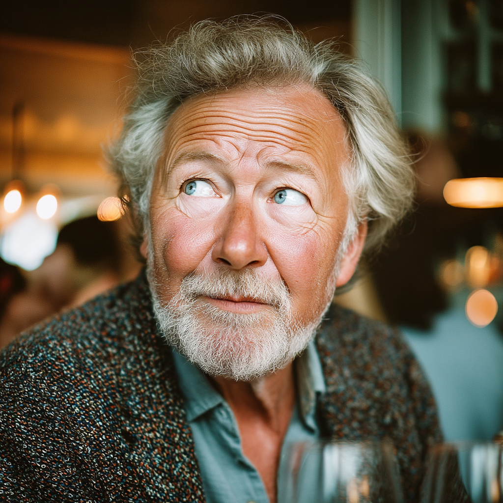 A curious man | Source: Midjourney