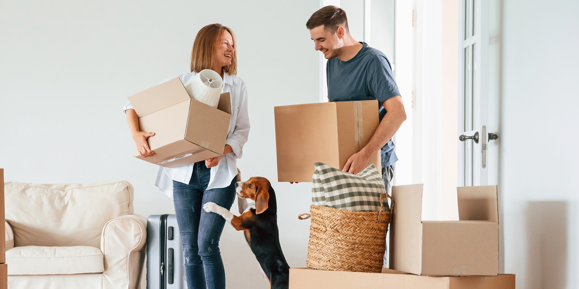 A couple moving into an apartment | Source: Shutterstock