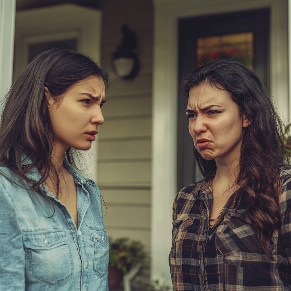 Two women arguing | Source: Midjourney