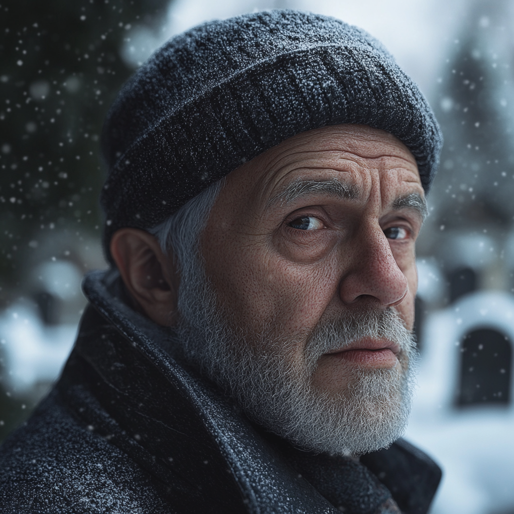 A cemetery worker | Source: Midjourney