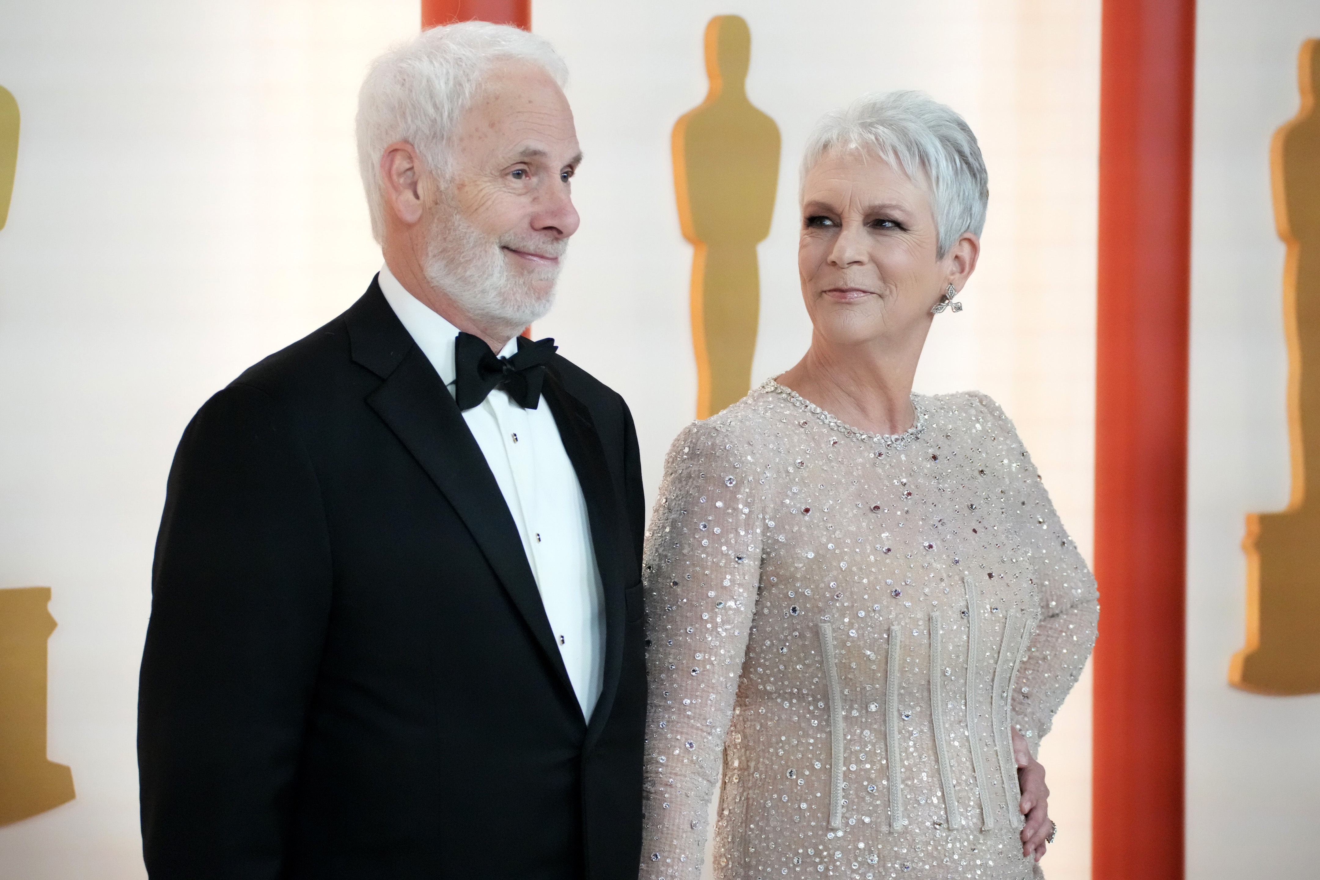 Christopher Guest and Jamie Lee Curtis attended the 95th Annual Academy Awards on March 12, 2023, in Hollywood, California. | Source: Getty Images