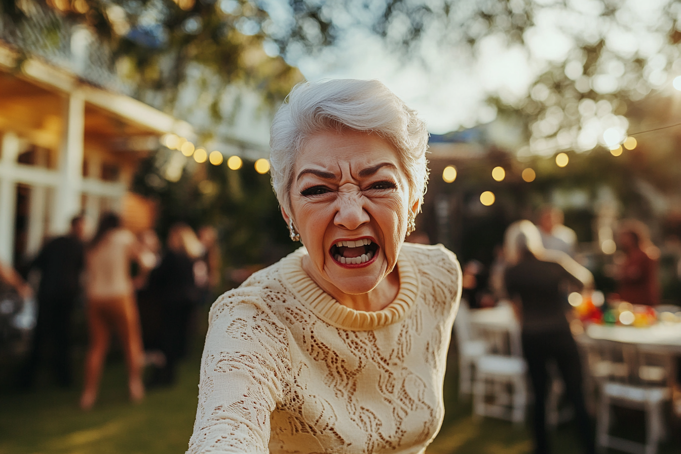 An angry older woman | Source: Midjourney