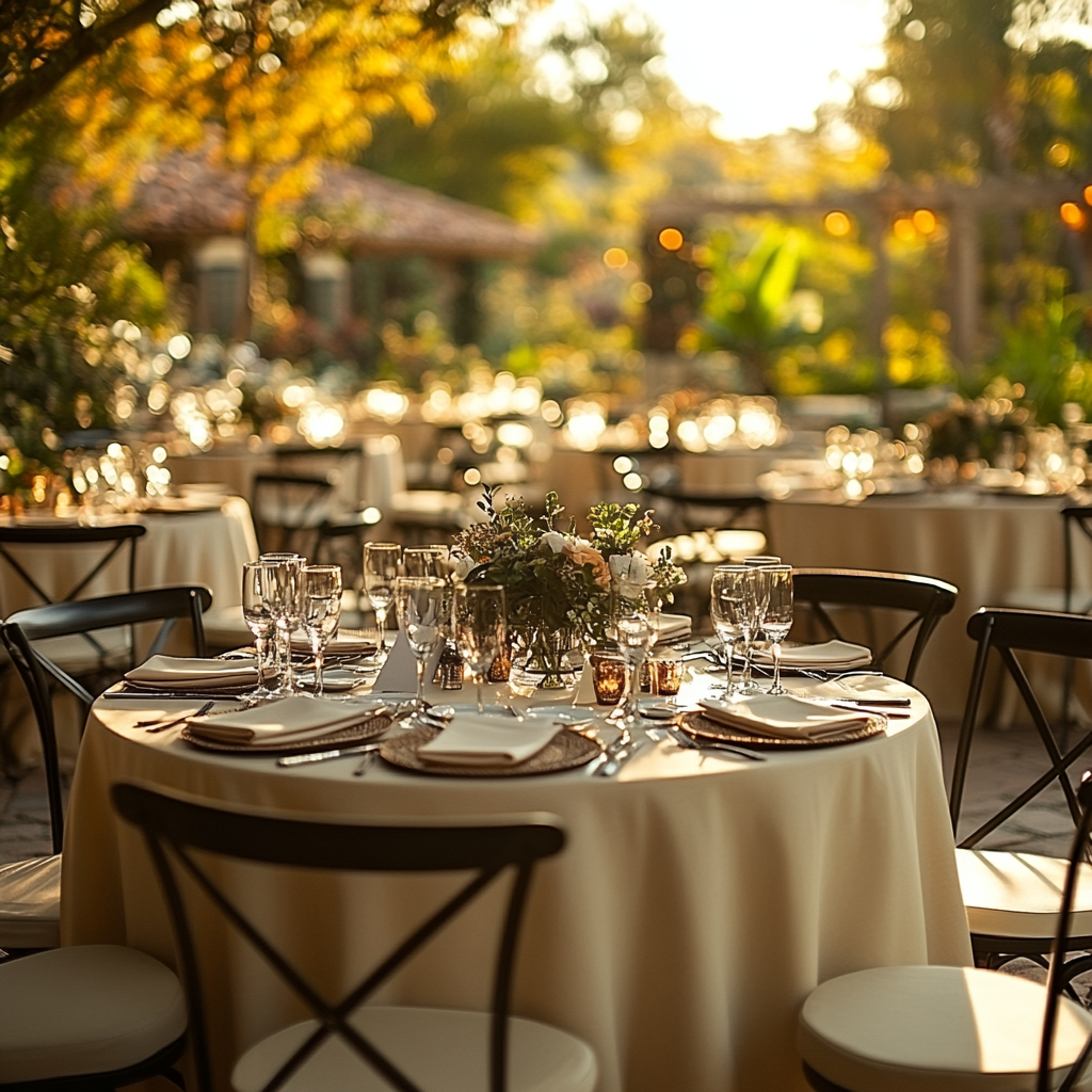 A beautiful table setting | Source: Midjourney