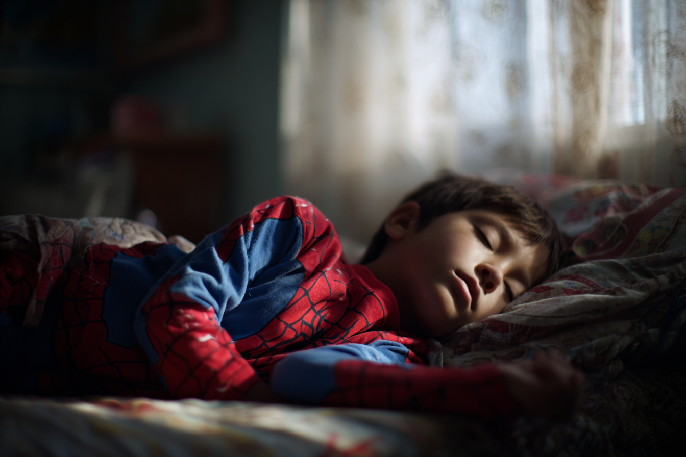 A boy sleeping | Source: Midjourney