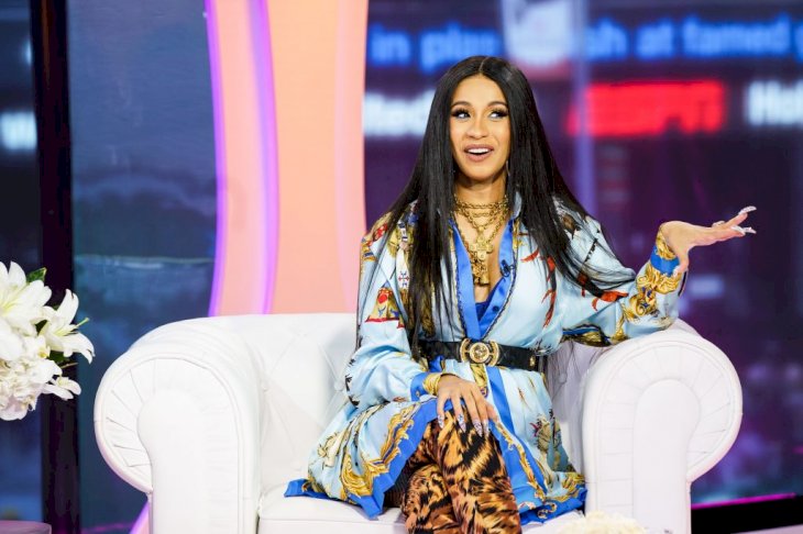 Cardi B visits MTV TRL at MTV Studios on April 10, 2018 in New York City. | Photo by MTV/TRL/Getty Images