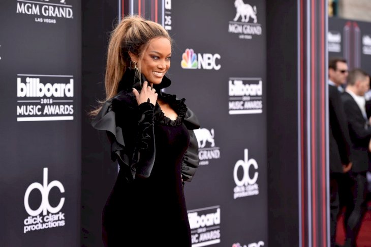 Tyra Banks attends the 2018 Billboard Music Awards at MGM Grand Garden Arena on May 20, 2018 in Las Vegas, Nevada. | Photo by John Shearer/Getty Images